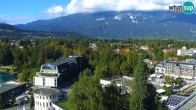 Archiv Foto Webcam Bled: Blick auf See und Burg 15:00