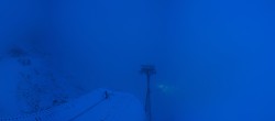 Archiv Foto Webcam Sölden Rettenbachgletscher: Weltcupstrecke an der Schwarze Schneid Bahn 03:00