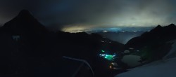 Archived image Webcam Schwarze Schneid Gondola Rettenbach Glacier 23:00