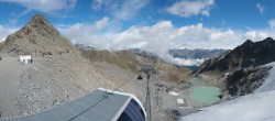 Archiv Foto Webcam Sölden Rettenbachgletscher: Weltcupstrecke an der Schwarze Schneid Bahn 11:00