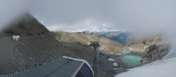Archiv Foto Webcam Sölden Rettenbachgletscher: Weltcupstrecke an der Schwarze Schneid Bahn 13:00