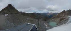 Archiv Foto Webcam Sölden Rettenbachgletscher: Weltcupstrecke an der Schwarze Schneid Bahn 15:00