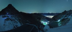 Archived image Webcam Schwarze Schneid Gondola Rettenbach Glacier 01:00
