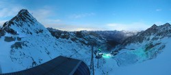 Archiv Foto Webcam Sölden Rettenbachgletscher: Weltcupstrecke an der Schwarze Schneid Bahn 23:00