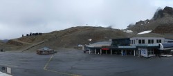 Archiv Foto Webcam Sölden: Tiefenbachgletscher Talstation und Parkplatz 06:00