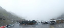 Archiv Foto Webcam Sölden Rettenbachgletscher: Weltcuptribüne und Talstation 09:00