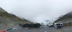Archiv Foto Webcam Sölden Rettenbachgletscher: Weltcuptribüne und Talstation 13:00