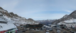 Archiv Foto Webcam Sölden Rettenbachgletscher: Weltcuptribüne und Talstation 13:00