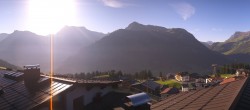Archived image Webcam Hotel Goldener Berg: village view Oberlech 07:00