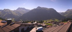 Archived image Webcam Hotel Goldener Berg: village view Oberlech 09:00