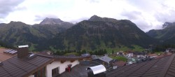 Archived image Webcam Hotel Goldener Berg: village view Oberlech 19:00