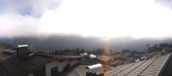 Archived image Webcam Hotel Goldener Berg: village view Oberlech 09:00