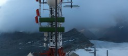Archiv Foto Webcam Zermatt / Breuil Cervinia: Plateau Rosa 19:00