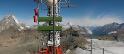 Archiv Foto Webcam Zermatt / Breuil Cervinia: Plateau Rosa 09:00