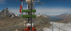 Archiv Foto Webcam Zermatt / Breuil Cervinia: Plateau Rosa 13:00