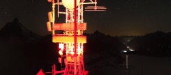 Archived image Webcam Plateau Rosa Zermatt / Breuil Cervinia 01:00