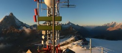 Archived image Webcam Plateau Rosa Zermatt / Breuil Cervinia 17:00