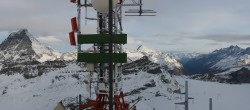 Archiv Foto Webcam Zermatt / Breuil Cervinia: Plateau Rosa 07:00
