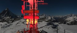 Archived image Webcam Plateau Rosa Zermatt / Breuil Cervinia 20:00
