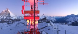 Archived image Webcam Plateau Rosa Zermatt / Breuil Cervinia 00:00