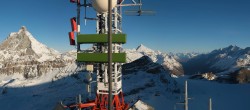 Archived image Webcam Plateau Rosa Zermatt / Breuil Cervinia 02:00