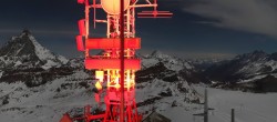 Archiv Foto Webcam Zermatt / Breuil Cervinia: Plateau Rosa 03:00