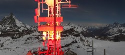 Archiv Foto Webcam Zermatt / Breuil Cervinia: Plateau Rosa 04:00