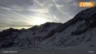 Archiv Foto Webcam Stubaier Gletscher: Bergstation Eisgrat 07:00