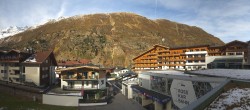 Archived image Webcam Hotel Edelweiss & Gurgl - view over Obergurgl 09:00