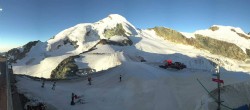 Archiv Foto Webcam Saas Fee: Restaurant Mittelallalin und Gletscherskigebiet 01:00