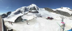 Archiv Foto Webcam Saas Fee: Restaurant Mittelallalin und Gletscherskigebiet 04:00