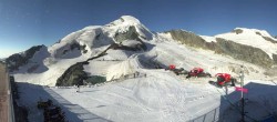 Archiv Foto Webcam Saas Fee: Restaurant Mittelallalin und Gletscherskigebiet 07:00