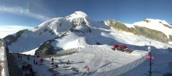 Archiv Foto Webcam Saas Fee: Restaurant Mittelallalin und Gletscherskigebiet 07:00