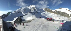 Archiv Foto Webcam Saas Fee: Restaurant Mittelallalin und Gletscherskigebiet 08:00