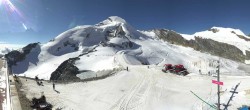 Archiv Foto Webcam Saas Fee: Restaurant Mittelallalin und Gletscherskigebiet 09:00