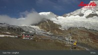 Archived image Webcam Saas-Fee ski resort : Längfluh top station 06:00