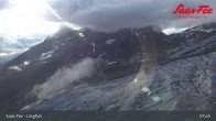 Archiv Foto Webcam Saas-Fee: Bergstation Längfluhbahn 07:00