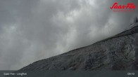 Archiv Foto Webcam Saas-Fee: Bergstation Längfluhbahn 08:00