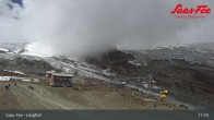 Archiv Foto Webcam Saas-Fee: Bergstation Längfluhbahn 10:00