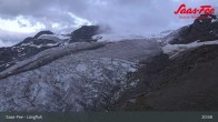 Archiv Foto Webcam Saas-Fee: Bergstation Längfluhbahn 00:00