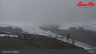 Archiv Foto Webcam Saas-Fee: Bergstation Längfluhbahn 14:00
