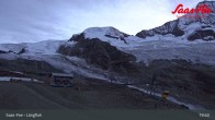 Archiv Foto Webcam Saas-Fee: Bergstation Längfluhbahn 00:00