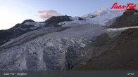 Archiv Foto Webcam Saas-Fee: Bergstation Längfluhbahn 06:00