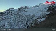 Archived image Webcam Saas-Fee ski resort : Längfluh top station 00:00