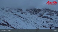 Archiv Foto Webcam Saas-Fee: Bergstation Längfluhbahn 18:00