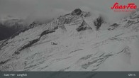 Archived image Webcam Saas-Fee ski resort : Längfluh top station 08:00
