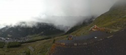 Archiv Foto Webcam Blick vom Hannig auf Saas-Fee 07:00