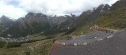 Archiv Foto Webcam Blick vom Hannig auf Saas-Fee 17:00