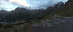 Archiv Foto Webcam Blick vom Hannig auf Saas-Fee 21:00