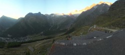 Archived image Webcam Saas-Fee: Hannig Mountain 00:00
